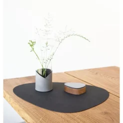 LINDDNATischset S 24x18 cm Curve Nupo black