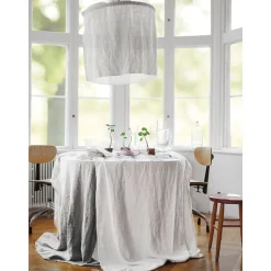 Lovely LinenTischdecke 145x380 cm Lovely Light Grey
