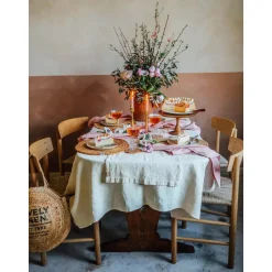 Lovely LinenTischdecke 145x250 cm Lovely Vanille