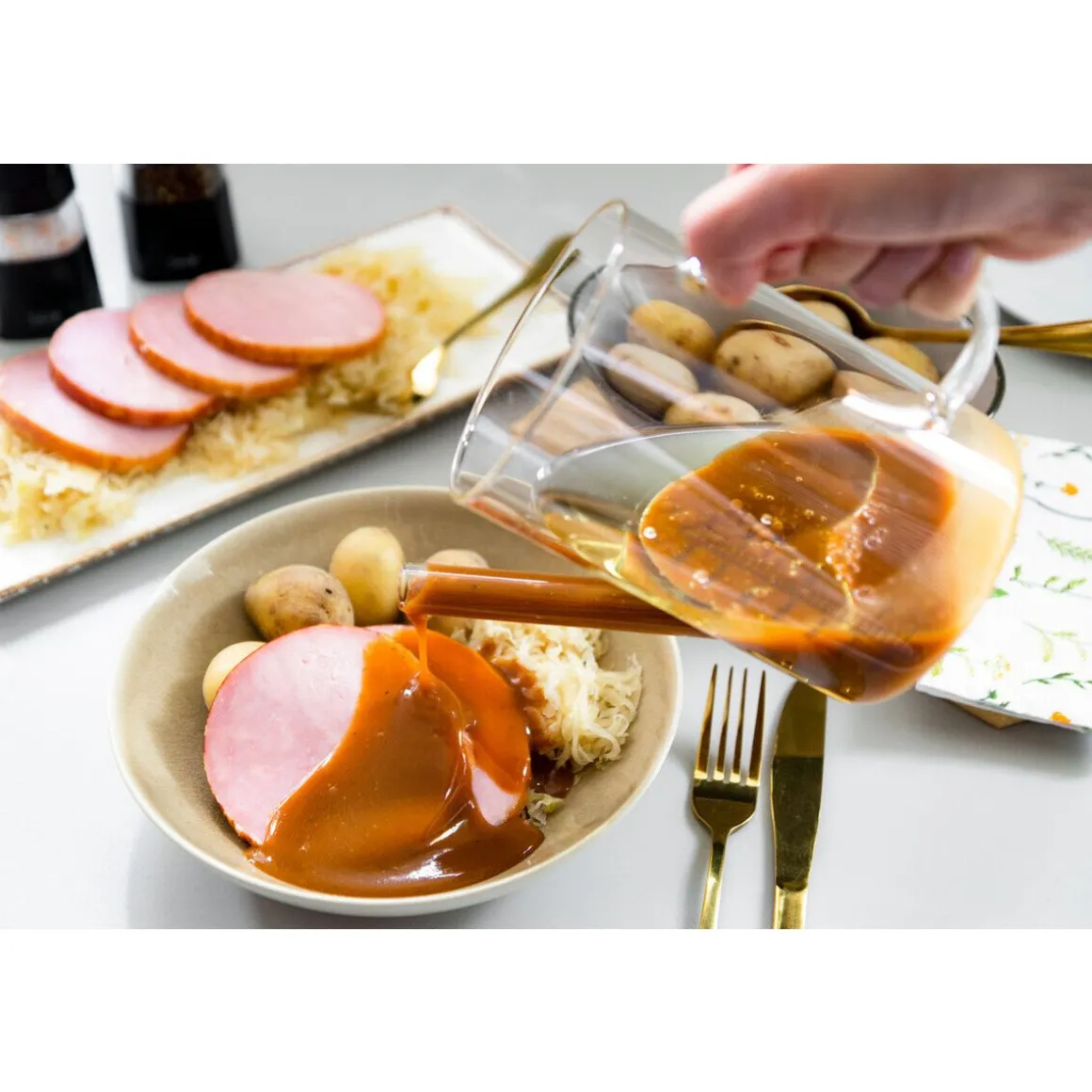 LurchFett-Trenn-Kanne 0,75 l Borosilikatglas