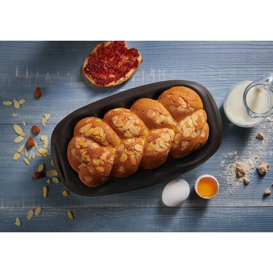 LurchHefezopf-Form 29x15x7 cm FlexiForm braun