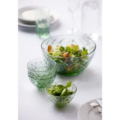 Lyngby GlasSalatschüssel 24 cm Sorrento grün