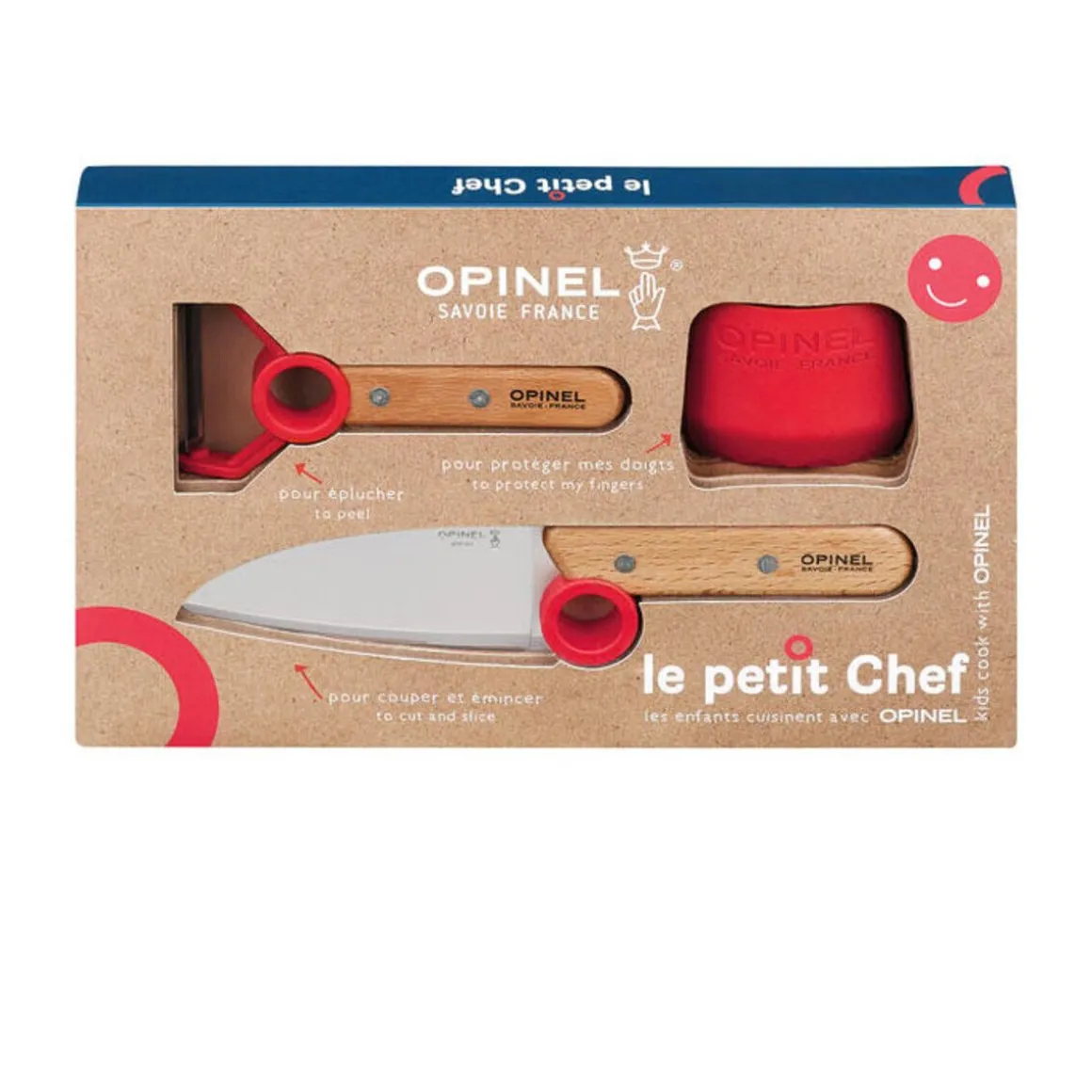 OpinelKinderküchen-Set 3-tlg. Le Petit Chef rot