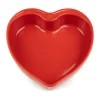 PeugeotKeramikform Herz 26 cm For You rot