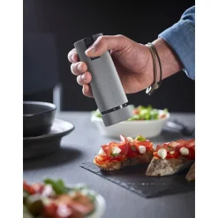 PeugeotPfeffer- und Salzmühle 15 cm Line Elektrisch Duo u‘Select carbon/alu