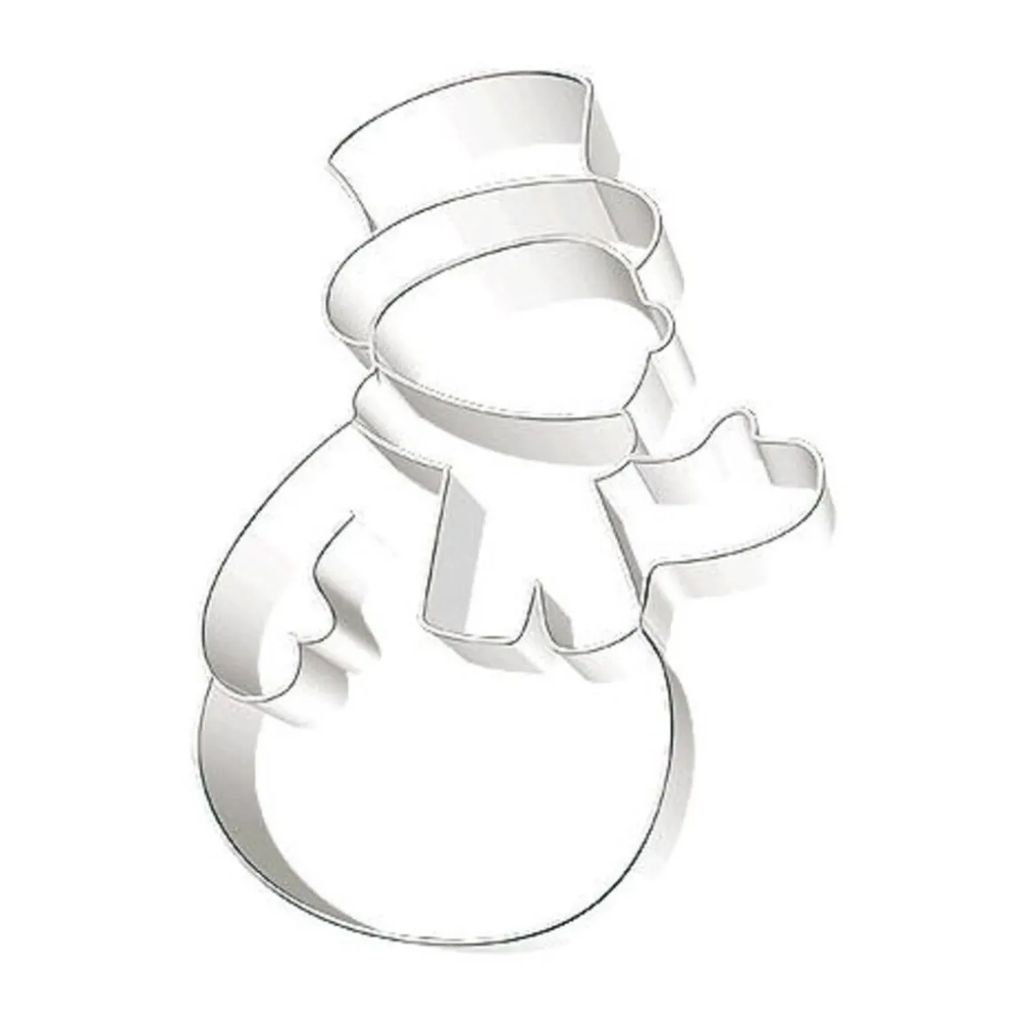 RBV BirkmannAusstecher Edelstahl Schneemann 8cm