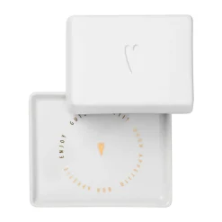 RäderButterdose Herz 125 g weiß