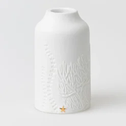 RäderKerzenhalter Seepferdchen 10 cm Unterwasserwelt weiß