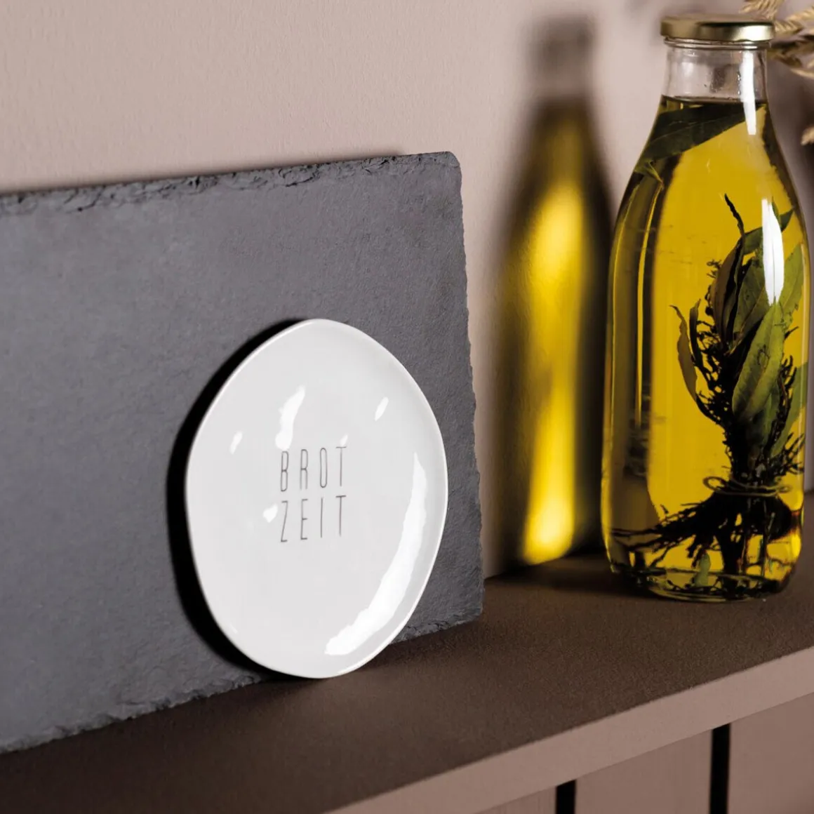 RäderTeller Brotzeit 13 cm Heimatliebe weiß