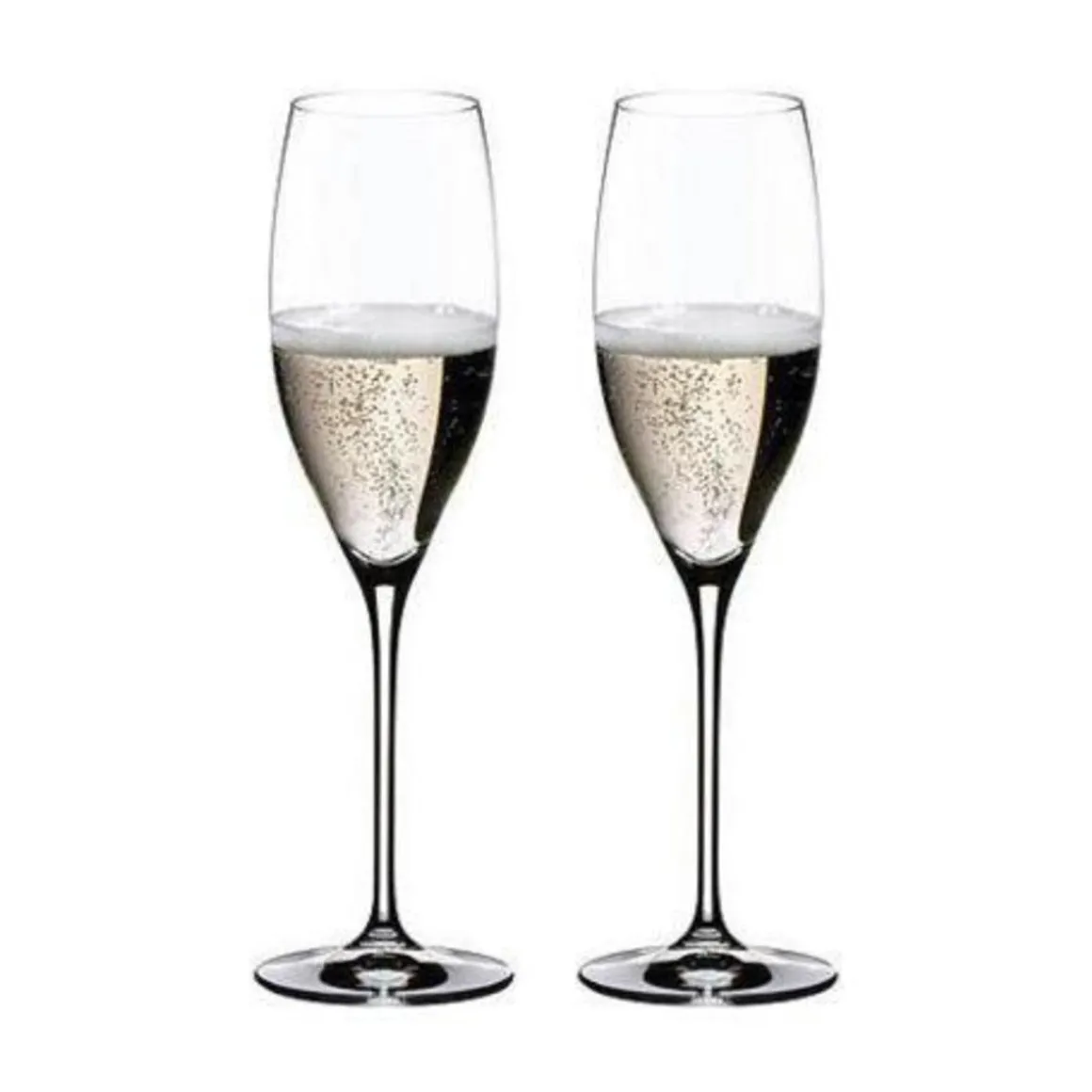RiedelCuvée Prestige Glas 2er-Set Vinum mit Moussierpunkt klar