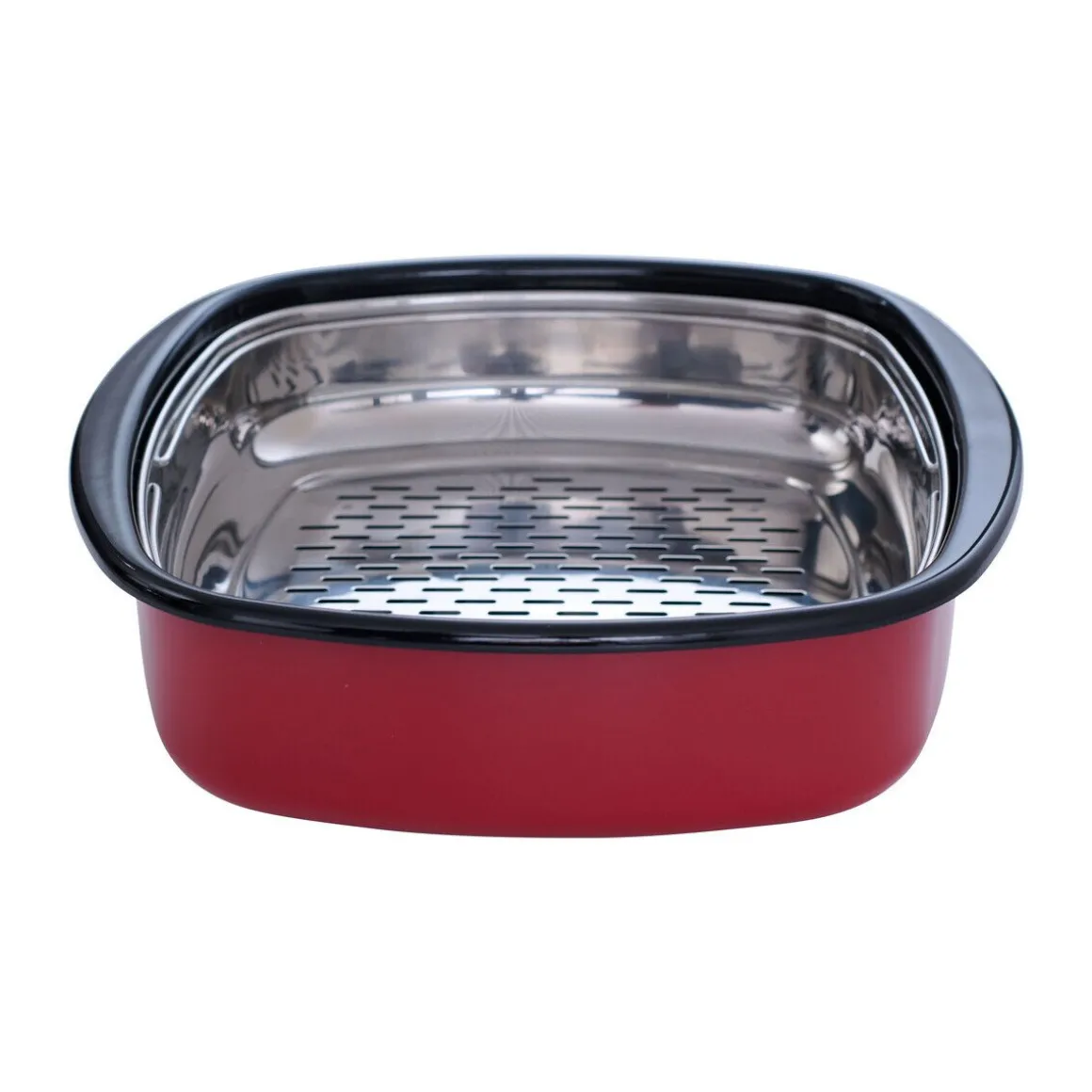 RiessDampfgarer 3-tlg. Classic Color Rot