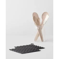 Rig TigTopflappen 2-tlg. Hold-on schwarz