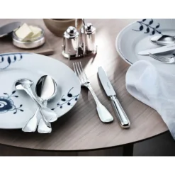 Robbe & Berking4 tlg. Garnitur Alt Faden 150 g versilbert