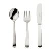 Robbe & Berking3 tlg. Kinderbesteck Alta 150 g versilbert
