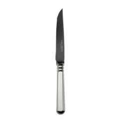 Robbe & BerkingSteakmesser Frozen Black Alt Spaten 925 Sterlingsilber