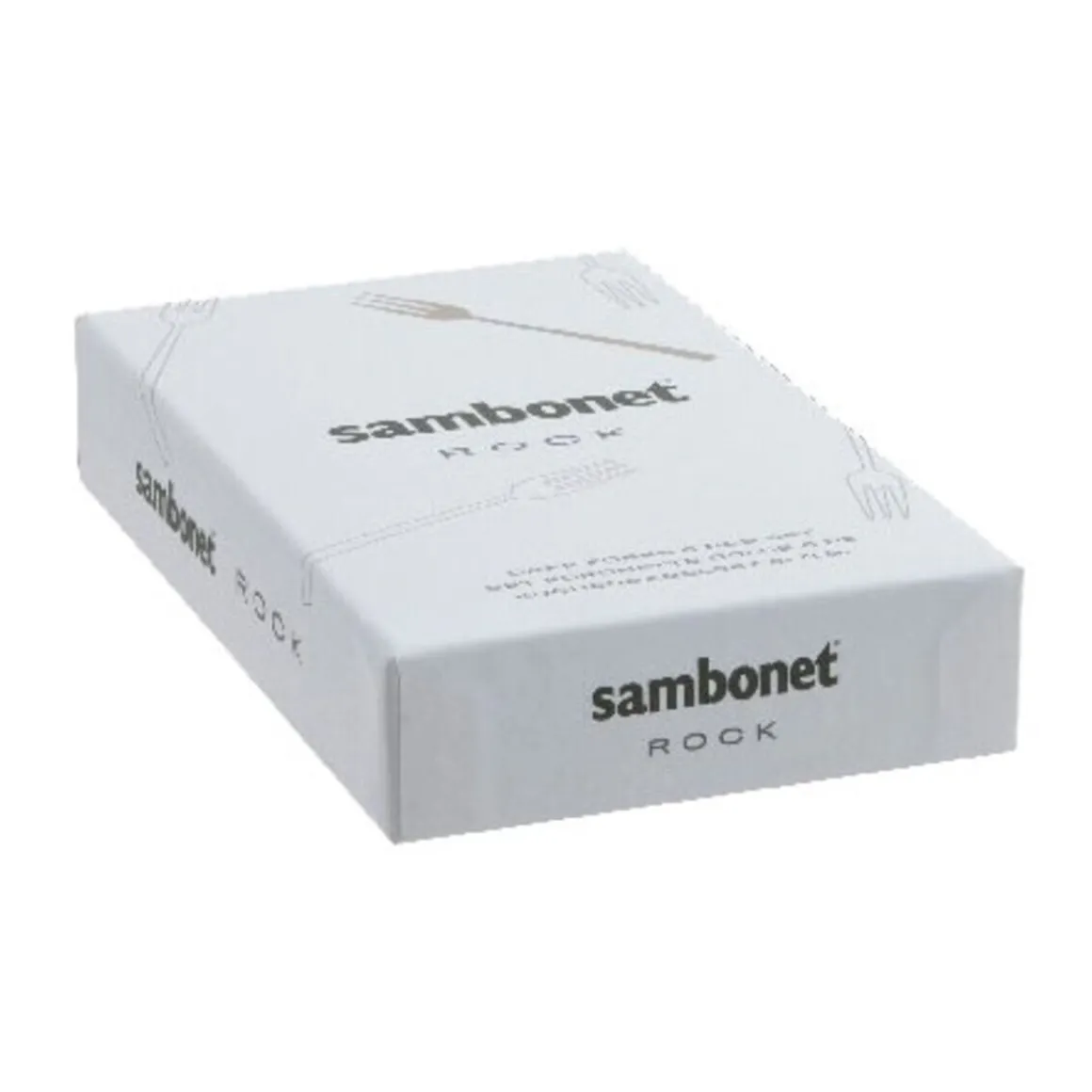 SambonetKuchengabel 6 St. Rock Antique Edelst./PVD Champagne