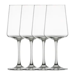 Schott ZwieselWeißweinglas 4-tlg. MioVino mit Moussierpunkt klar