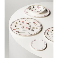 SeraxFrühstücksteller 20 cm Midnight Flowers Mirtillo Nude