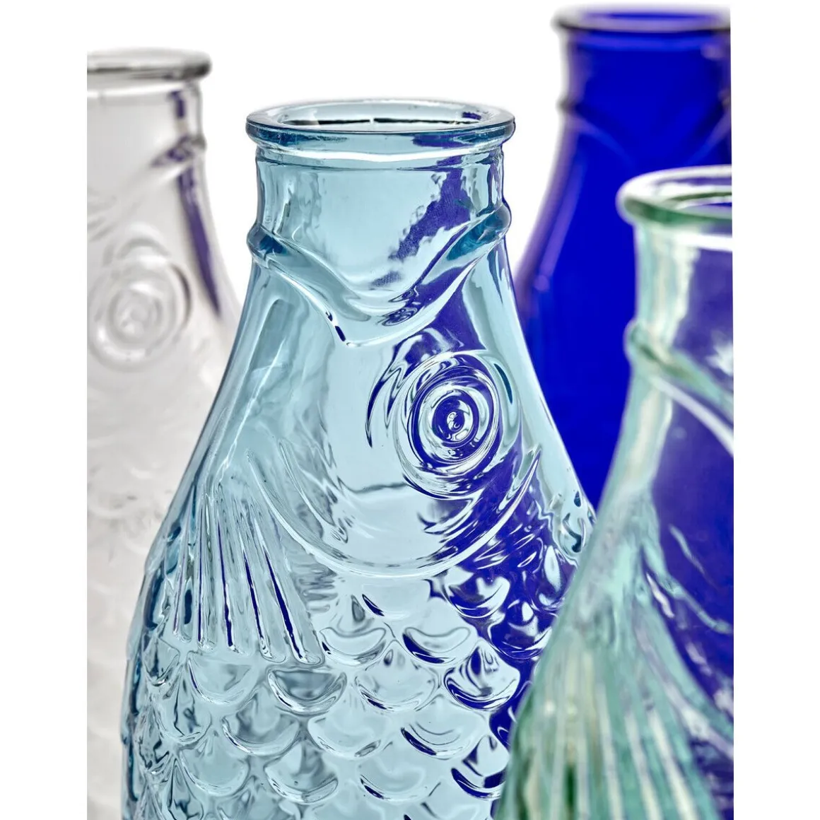 SeraxKaraffe 29 cm Fish & Fish blau