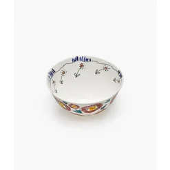 SeraxServierschüssel L 25 cm Midnight Flowers Anemone Milk Mauve