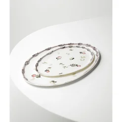 SeraxTeller °2 35x22 cm Midnight Flowers Mirtillo Nude