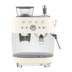 SmegEspressomaschine mit Mahlwerk EGF03 2 Tassen 1650 W 50’s Style creme