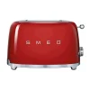 Smeg2-Scheiben-Toaster TSF01 950 W 50's Style rot