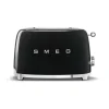 Smeg2-Schlitz-Toaster TSF01 950 W 50's Style schwarz