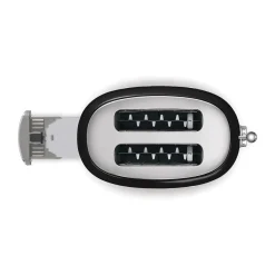 Smeg2-Schlitz-Toaster TSF01 950 W 50's Style schwarz