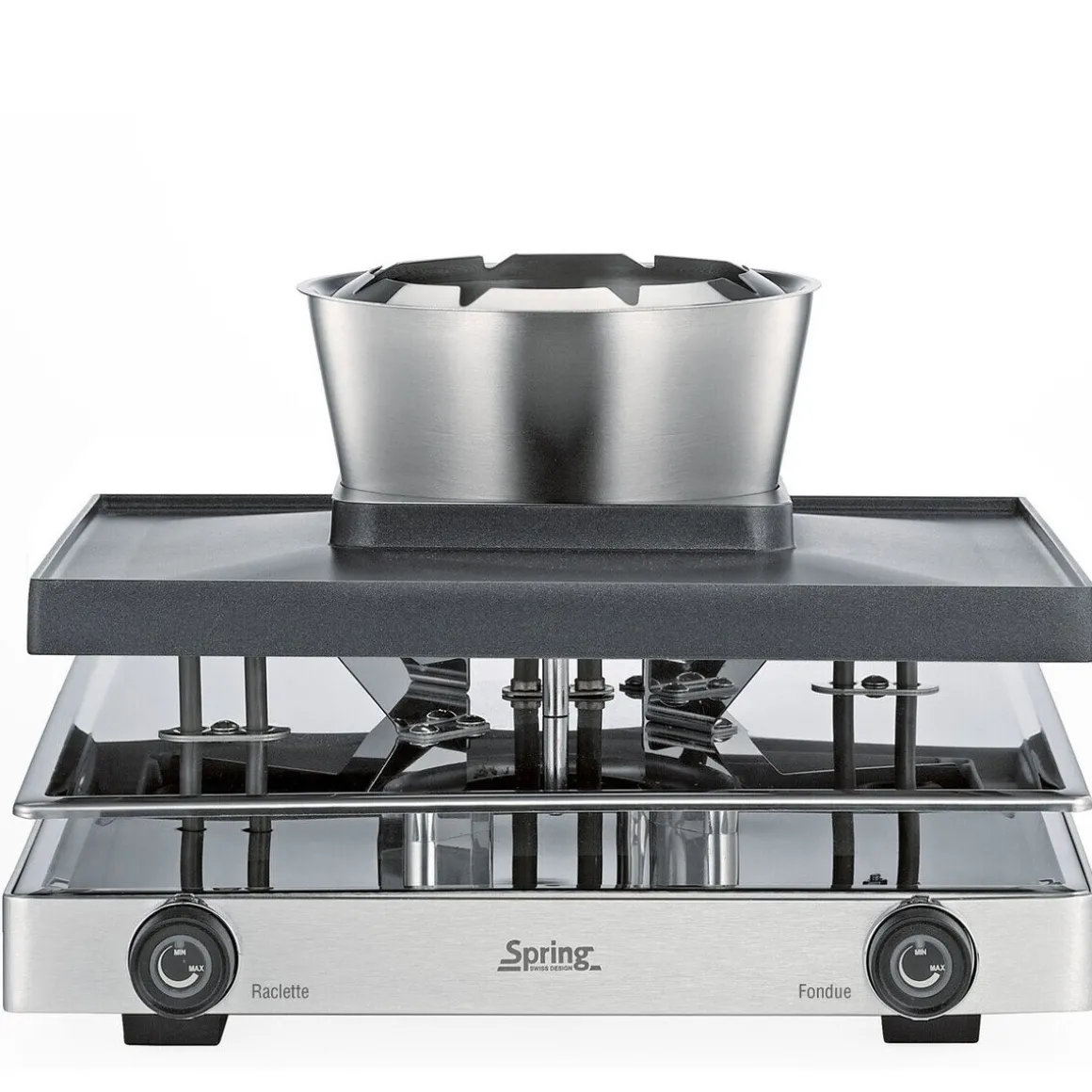 SpringRaclette/Fondue für 8 31x34x17 cm Classic edelstahl