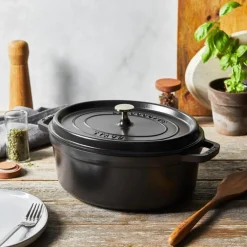 StaubCocotte 31 cm schwarz