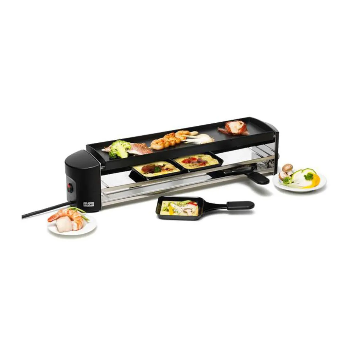 StöckliRaclette Cheeseboard Grill für 4 50 cm anthrazit