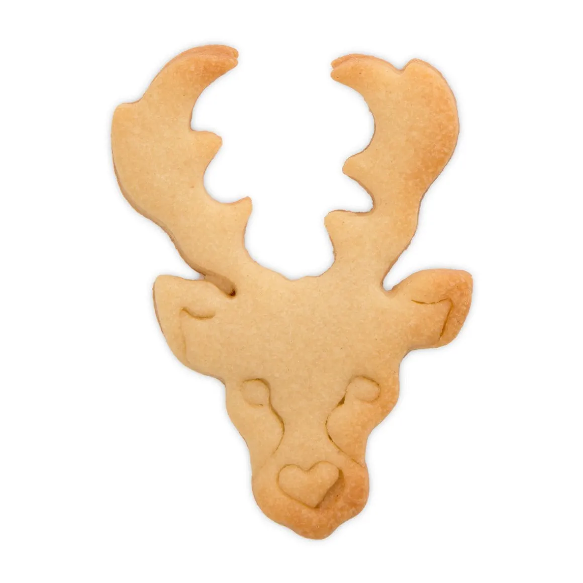 StädterPräge-Ausstecher Hirschkopf 6 cm silber