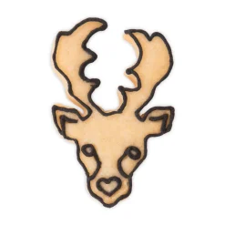 StädterPräge-Ausstecher Hirschkopf 6 cm silber