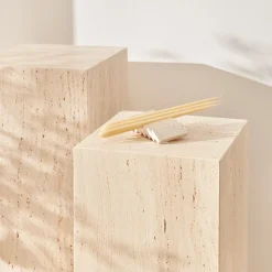 Stoff NagelStabkerzen 6er-Set ginger