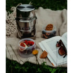 ThermosIsolier-Speisegefäß 1,2 l Stainlesse King Food Jar silber