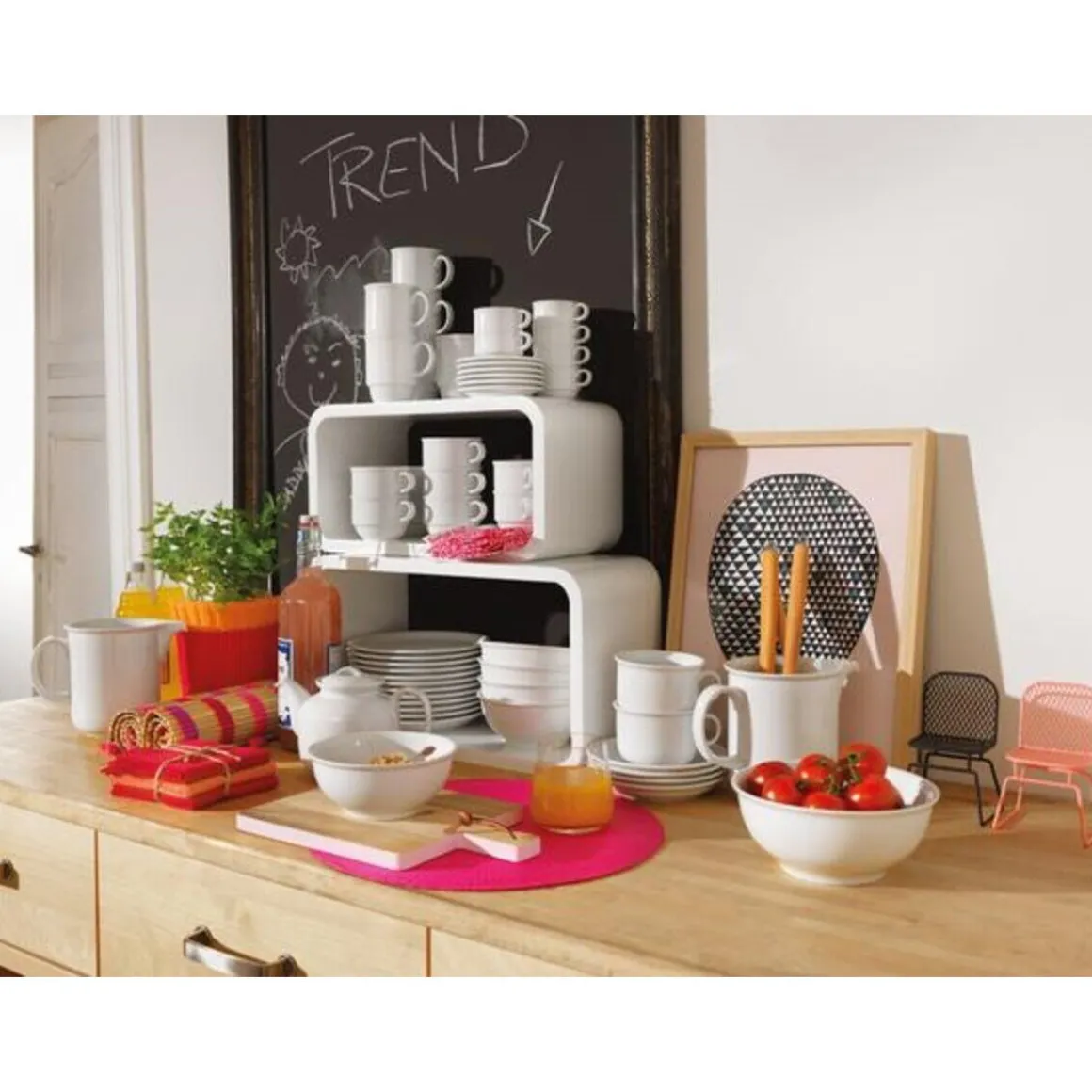 ThomasSchale 21 cm Trend Weiss