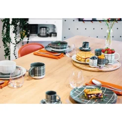 ThomasTeller tief 23 cm Fun Karo dark