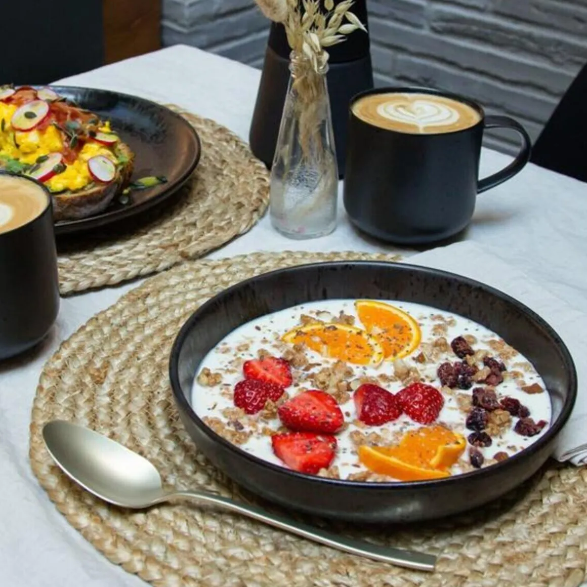 TischweltSchale 21 cm Java schwarz