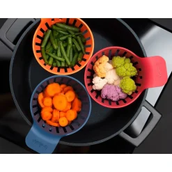 TrebonnGarkörbchen 3er-Set Cookin’Pods mehrfarbig