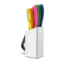 VictorinoxGemüsemesser 8 cm Wellenschliff Swiss Classic schwarz