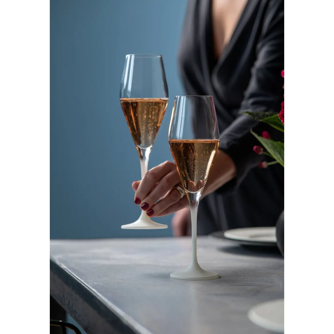 Villeroy & BochChampagnerkelch 4er-Set Manufacture Rock blanc