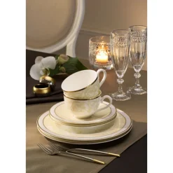 Villeroy & BochDessert-/Vorspeisengabel 18 cm Ella Edelstahl teilvergoldet