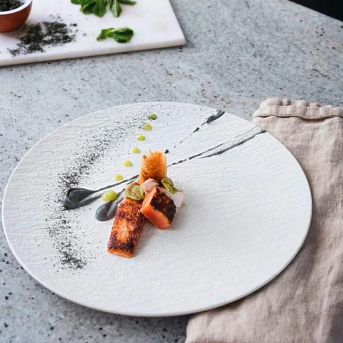 Villeroy & BochGourmetteller 32 cm Manufacture Rock blanc