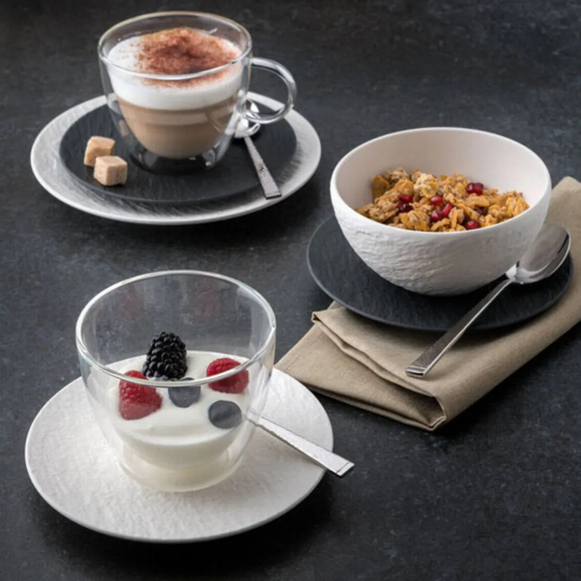 Villeroy & BochKaffee-Untertasse 15 cm Manufacture Rock