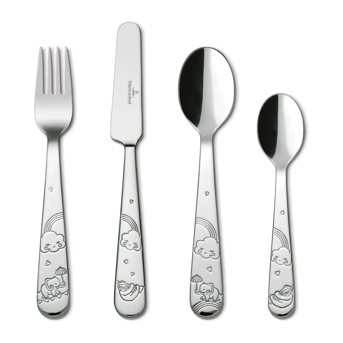 Villeroy & BochKinderbesteck-Set 4-tlg. Boho Kids Walk like an elephant