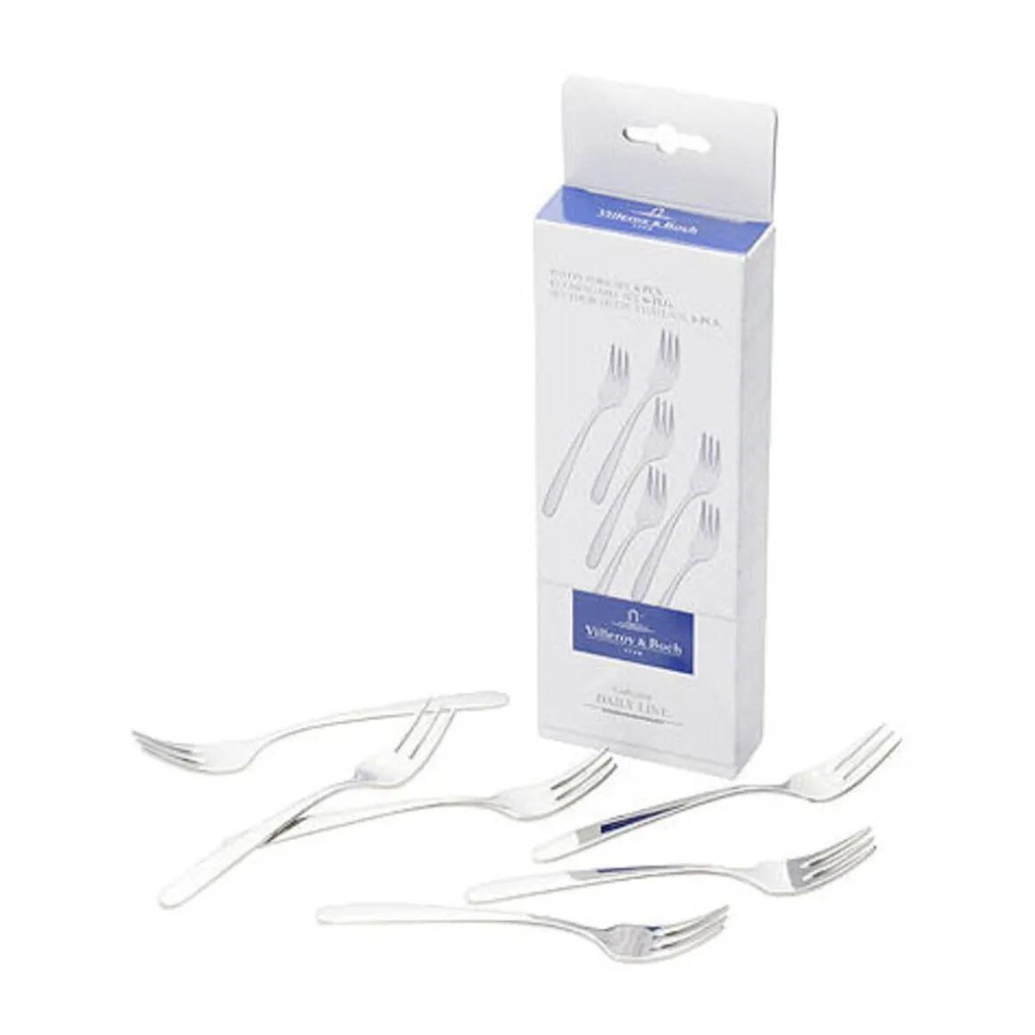 Villeroy & BochKuchengabel 6er-Set Daily Line Edelstahl