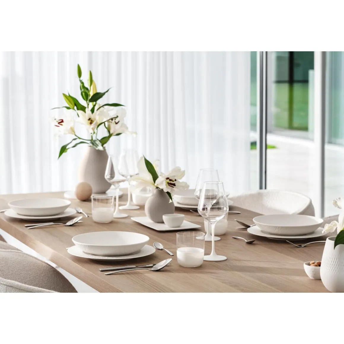 Villeroy & BochRotweinkelch 4er-Set Manufacture Rock blanc