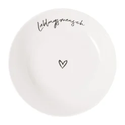 Villeroy & BochSchale flach 19 cm Statement Lieblingsmensch