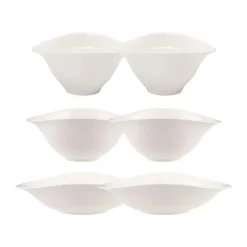 Villeroy & BochSchalen-Trio 6-tlg. Vapiano weiß